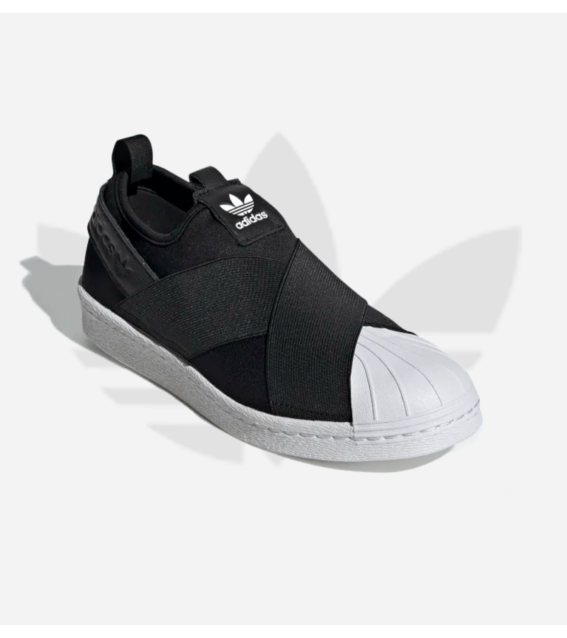 adidas slip-on black white