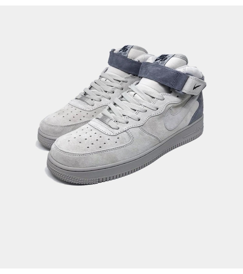 Nike Reigning Champ Air Force 1 Mid Grey Black