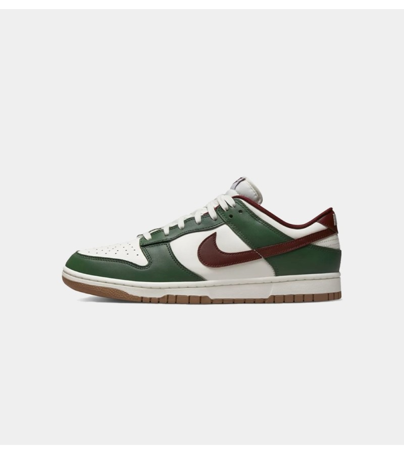 Nike Dunk Low Gorge Green Team Red