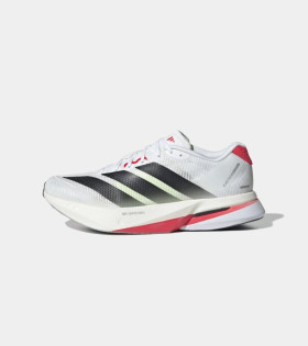 Adidas adizero Boston 13 White Black Lucid Red