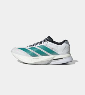 adidas Adizero Boston 13 White Pure Teal